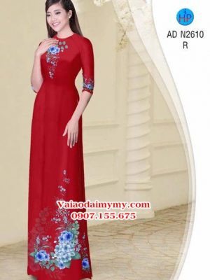 Vải áo dài Hoa in 3D AD N2610 24