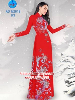 Vải áo dài Hoa tuyết AD N2618 13
