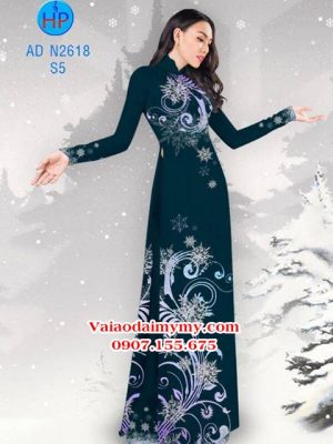 Vải áo dài Hoa tuyết AD N2618 15