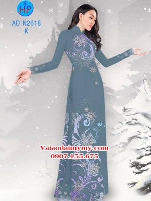 Vải áo dài Hoa tuyết AD N2618 21
