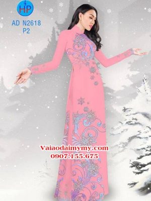 Vải áo dài Hoa tuyết AD N2618 24