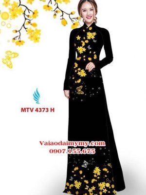 Vải áo dài hoa mai AD MTV 4373 24