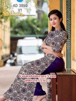 Vải áo dài Cô Ba Sài Gòn AD 3850 15