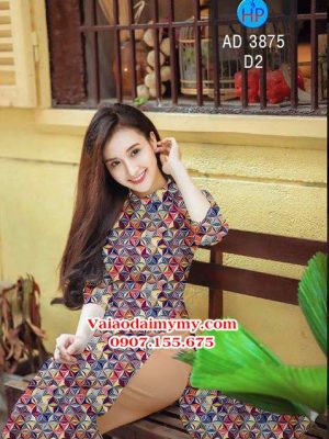 Vải áo dài Hoa văn Cô Ba Sài Gòn AD 3875 18