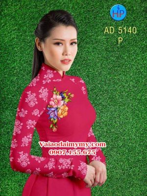 Vải áo dài Hoa in 3D AD 5140 15
