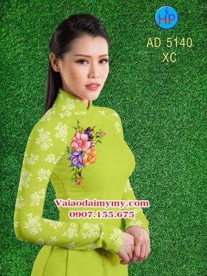 Vải áo dài Hoa in 3D AD 5140 17