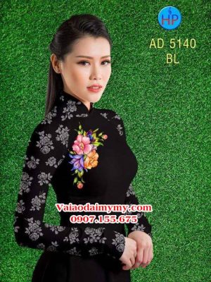 Vải áo dài Hoa in 3D AD 5140 22