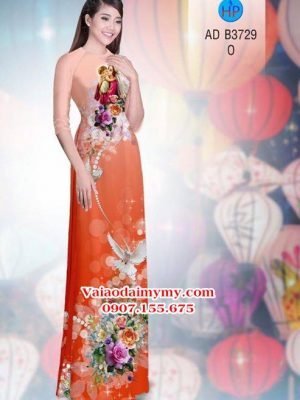 Vải áo dài Mừng Chúa Giáng Sinh AD B3729 19