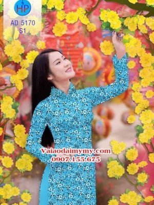 Vải áo dài Hoa nhí AD 5170 18