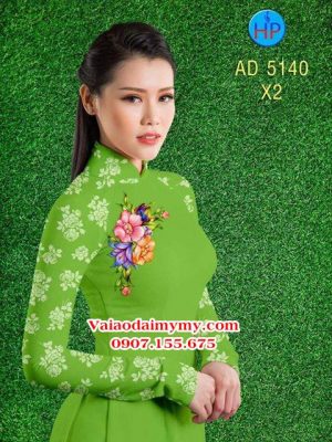 Vải áo dài Hoa in 3D AD 5140 18