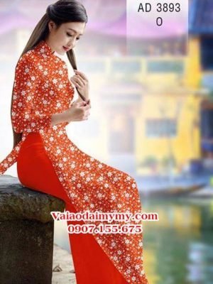 Vải áo dài Hoa nhí xinh và rất dễ thương AD 3893 15