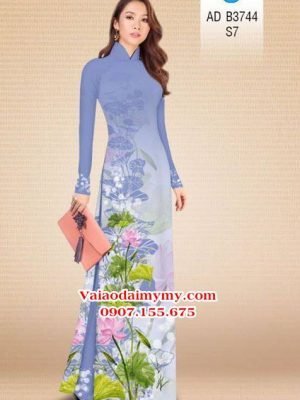 Vải áo dài Hoa Sen AD B3744 20