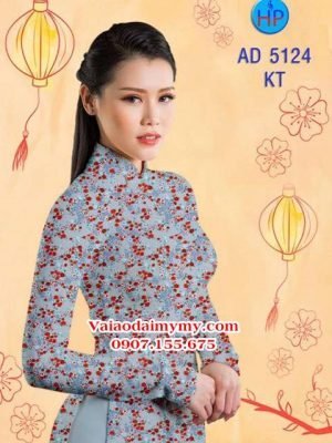 Vải áo dài Hoa nhí xinh AD 5124 14