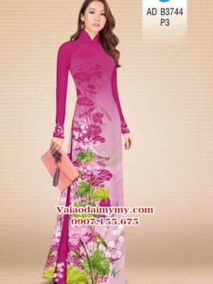 Vải áo dài Hoa Sen AD B3744 22