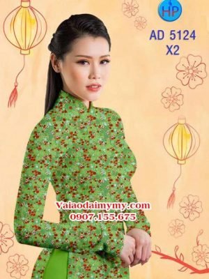 Vải áo dài Hoa nhí xinh AD 5124 19