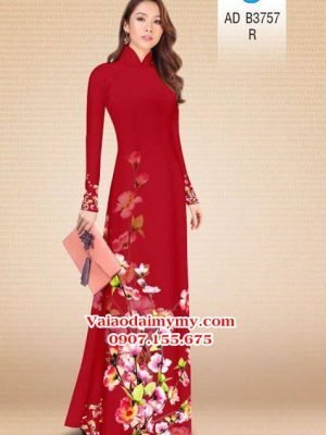 Vải áo dài Hoa in 3D AD B3757 16