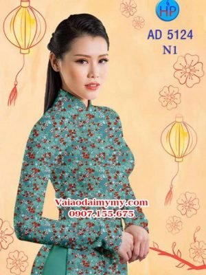 Vải áo dài Hoa nhí xinh AD 5124 22