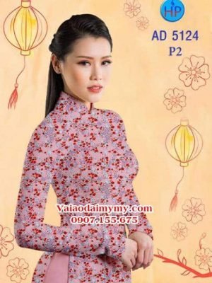 Vải áo dài Hoa nhí xinh AD 5124 13