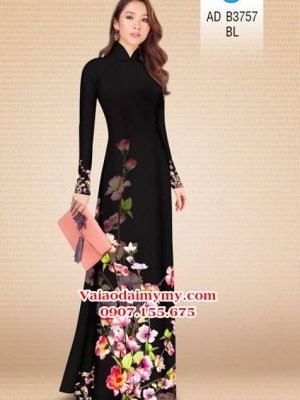 Vải áo dài Hoa in 3D AD B3757 24