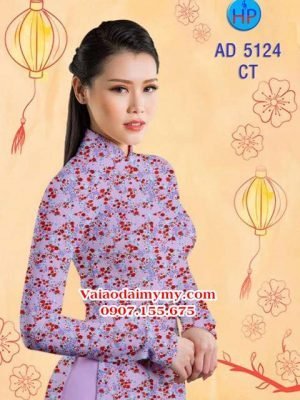 Vải áo dài Hoa nhí xinh AD 5124 24