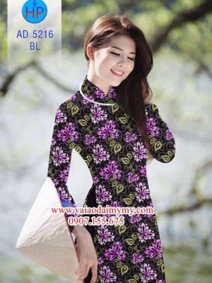 Vải áo dài Hoa đều siêu đẹp AD 5216 14