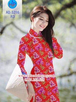 Vải áo dài Hoa đều siêu đẹp AD 5216 23