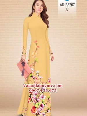 Vải áo dài Hoa in 3D AD B3757 22