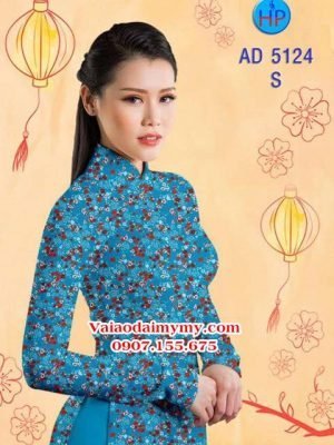 Vải áo dài Hoa nhí xinh AD 5124 15
