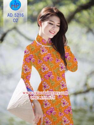 Vải áo dài Hoa đều siêu đẹp AD 5216 20