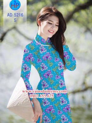 Vải áo dài Hoa đều siêu đẹp AD 5216 22