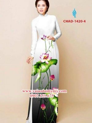 Vải áo dài hoa sen AD CHAD 1420 14