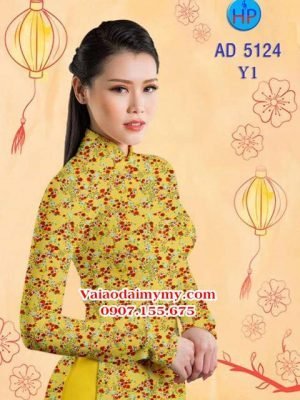 Vải áo dài Hoa nhí xinh AD 5124 18