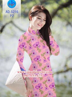 Vải áo dài Hoa đều siêu đẹp AD 5216 21