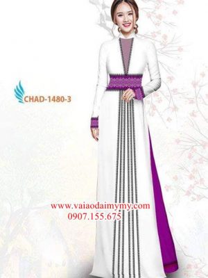 Vải áo dài hoa đẹp AD CHAD 1400 22