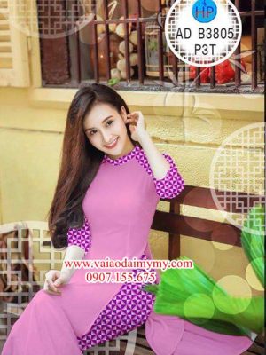 Vải áo dài Hoa văn hot AD B3805 19