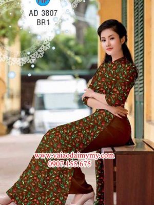Vải áo dài Hoa nhỏ xinh AD 3807 16