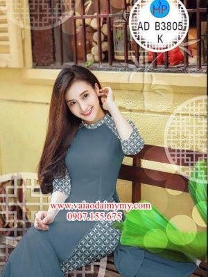 Vải áo dài Hoa văn hot AD B3805 15