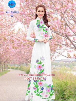 Vải áo dài Hoa Cúc AD N2645 14