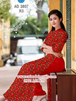 Vải áo dài Hoa nhỏ xinh AD 3807 20