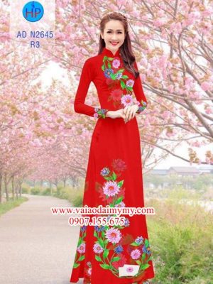 Vải áo dài Hoa Cúc AD N2645 16