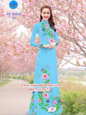 Vải áo dài Hoa Cúc AD N2645 15