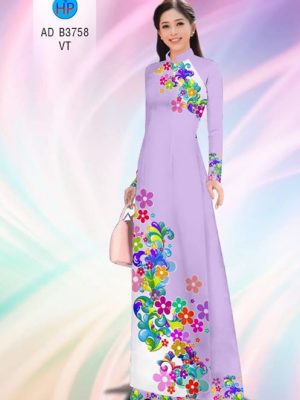 Vải áo dài Hoa in 3D AD B3758 20