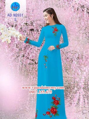 Vải áo dài Hoa hồng AD N2651 21