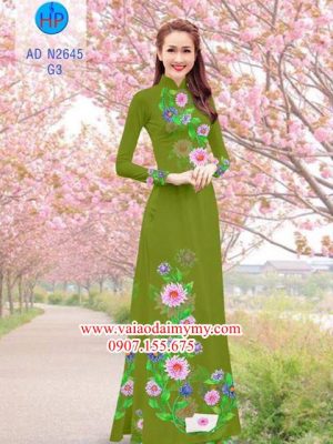 Vải áo dài Hoa Cúc AD N2645 24
