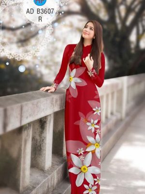 Vải áo dài Hoa in 3D AD B3607 23