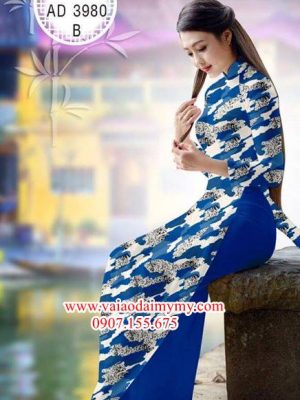 Vải áo dài Hoa văn AD 3980 20