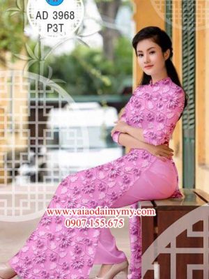 Vải áo dài Hoa đều đẹp xinh AD 3968 22