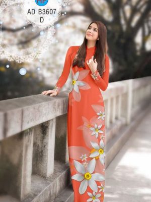 Vải áo dài Hoa in 3D AD B3607 17