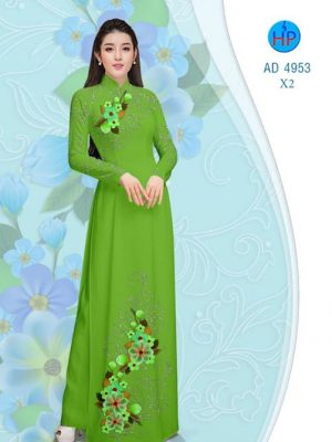 Vải áo dài Hoa in 3D AD 4953 18
