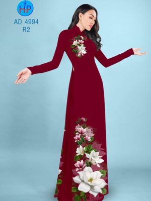 Vải áo dài Hoa in 3D AD 4994 16